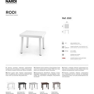 NARDI outdoor Garten-Beistelltisch Rodi anthrazit 46  