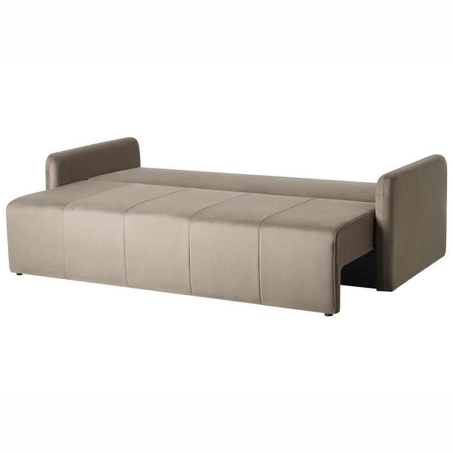 Beliani Schlafsofa aus Samtstoff  EGGE  