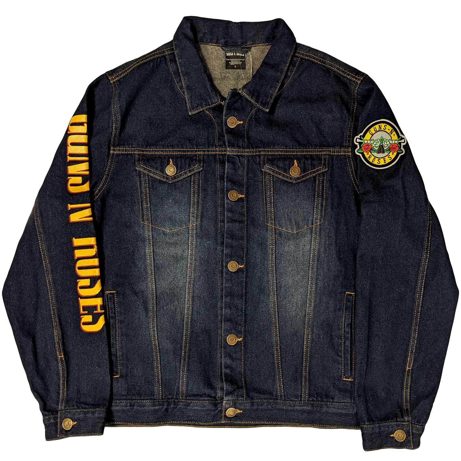 Image of Appetite For Destruction Jeansjacke Damen Blau M