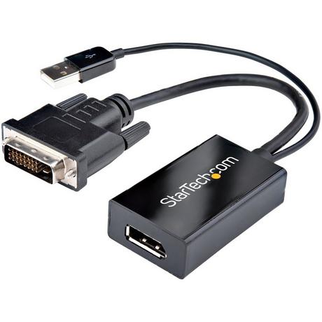 STARTECH.COM  StarTech.com Adattatore DVI a DisplayPort alimentato via USB - 1920x1200 