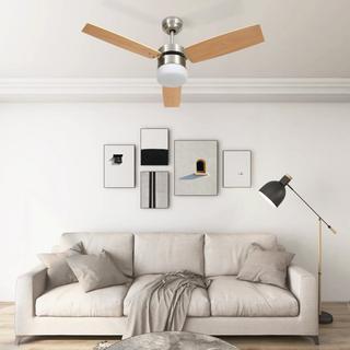 VidaXL ventilatore da soffitto Cromo  