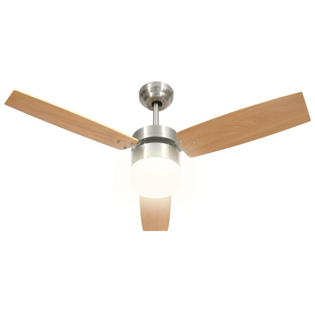 VidaXL ventilatore da soffitto Cromo  