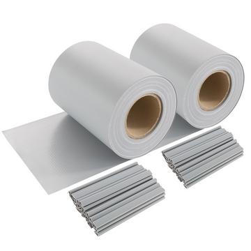 Balkon Sichtschutz Rolle Sichtschutzrollo Balkonverkleidung 70m Grau