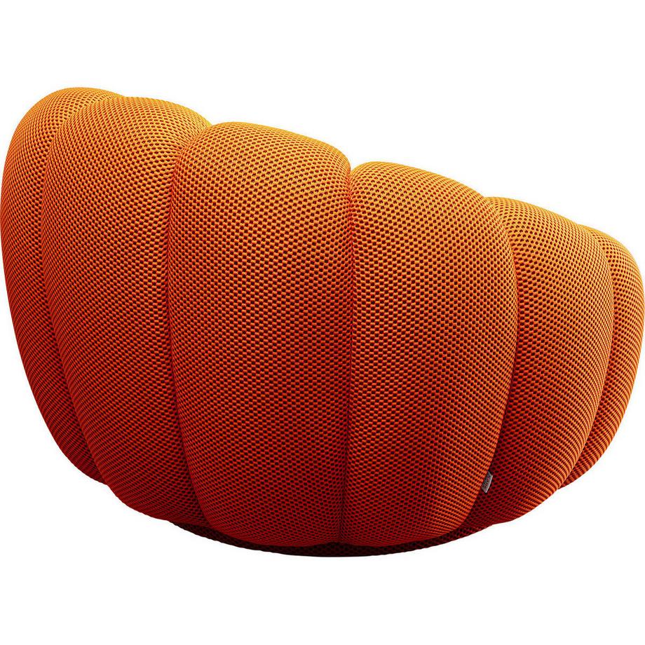 KARE Design Drehsessel Peppo Bloom orange  