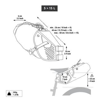 ROCKRIDER  Sacoche de selle bikepacking 