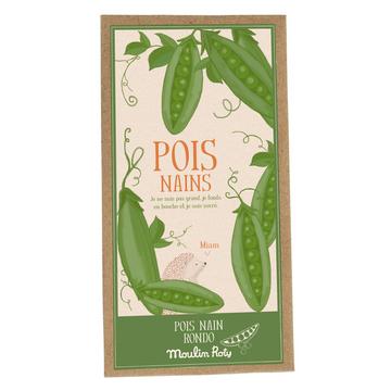 Graines de pois, Le Jardinier, Le Jardin du Moulin, Moulin Roty