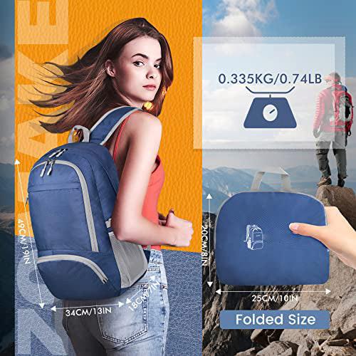 Only-bags.store Leichter faltbarer Packrucksack kleiner Wanderrucksack wasserdicht  
