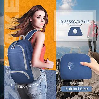 Only-bags.store Leichter faltbarer Packrucksack kleiner Wanderrucksack wasserdicht  