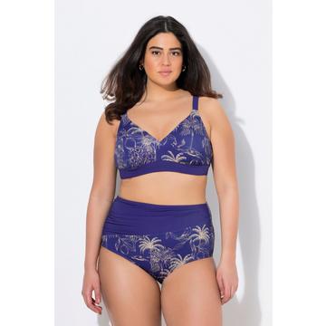 Bikini, Palmen, ohne Softcups, Träger verstellbar, recycelt