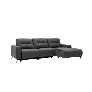 Vente-unique Relaxsofa Ecksofa Stoff Ecke Rechts NERUDA  