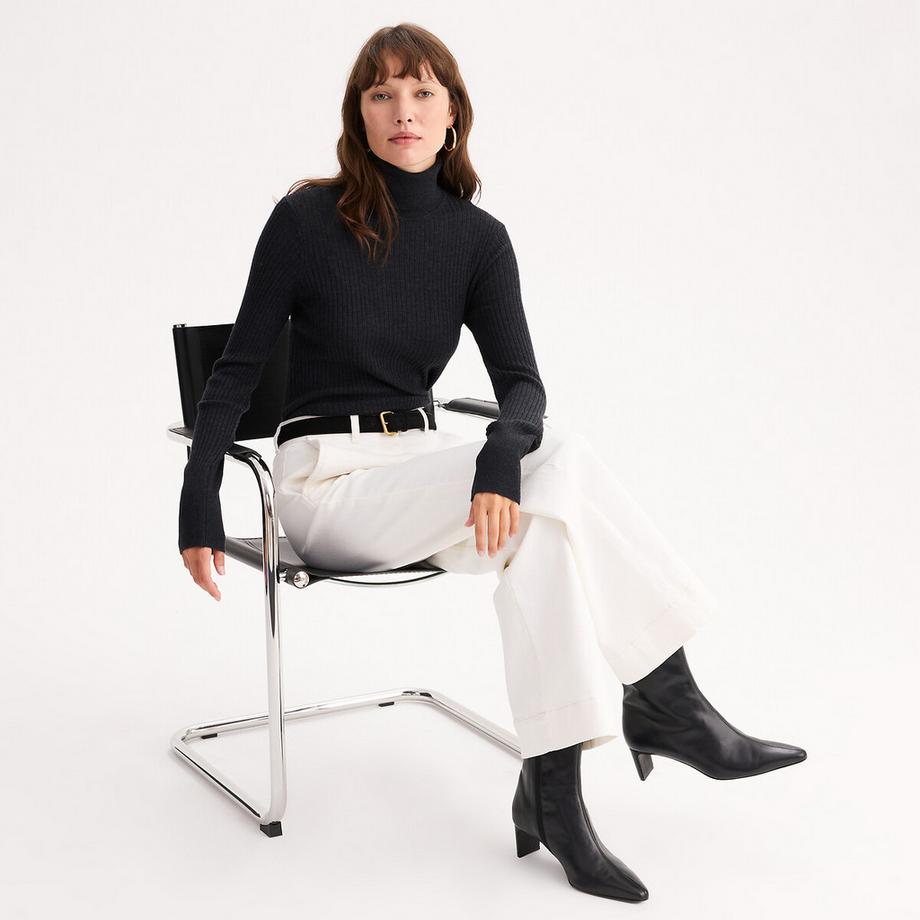 La Redoute Collections Pull Col Roulé Côtelé  