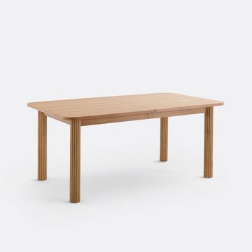 Table repas extensible chêne 6/10 couverts