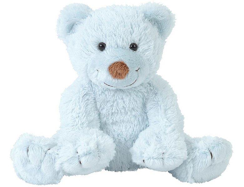 Image of knuffelbeer Boogy blauw nr. 2 - 24 cm