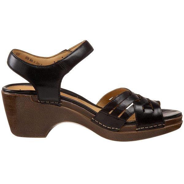 Image of Un Thought - Leder Sandale Damen Schwarz 39.5