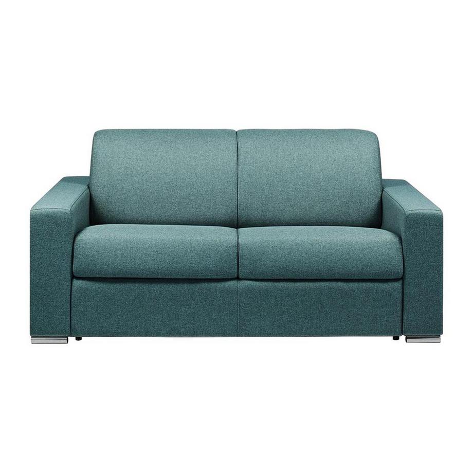 LINEA SOFA Canapé 2 places conible express en tissu CALITO Couchage lattes larges Matelas  