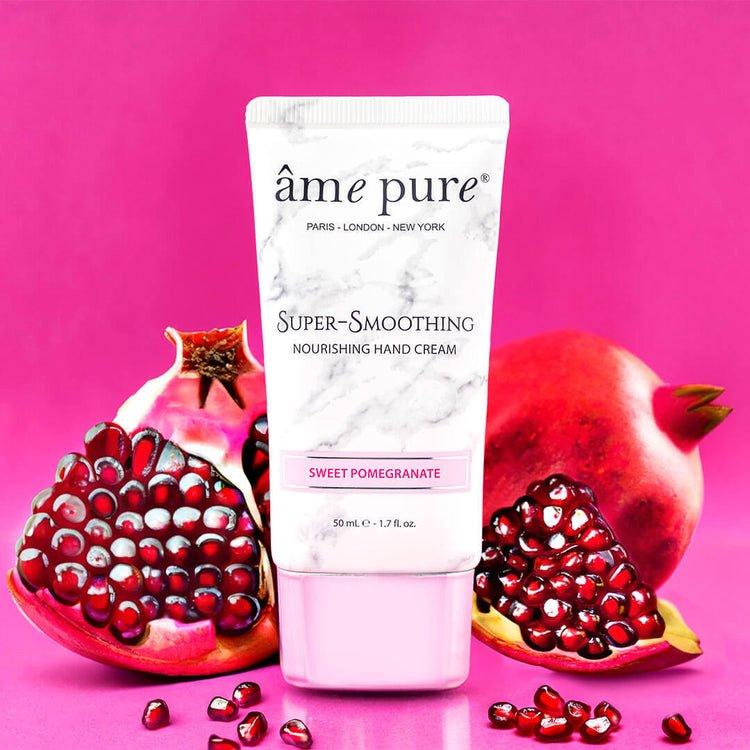 âme pure  I WILL TAKE CARE OF YOU Geschenkset: Körperbutter, Anti-Age-Serum, Handcreme, Peeling-Handschuh aus 100% Seide 