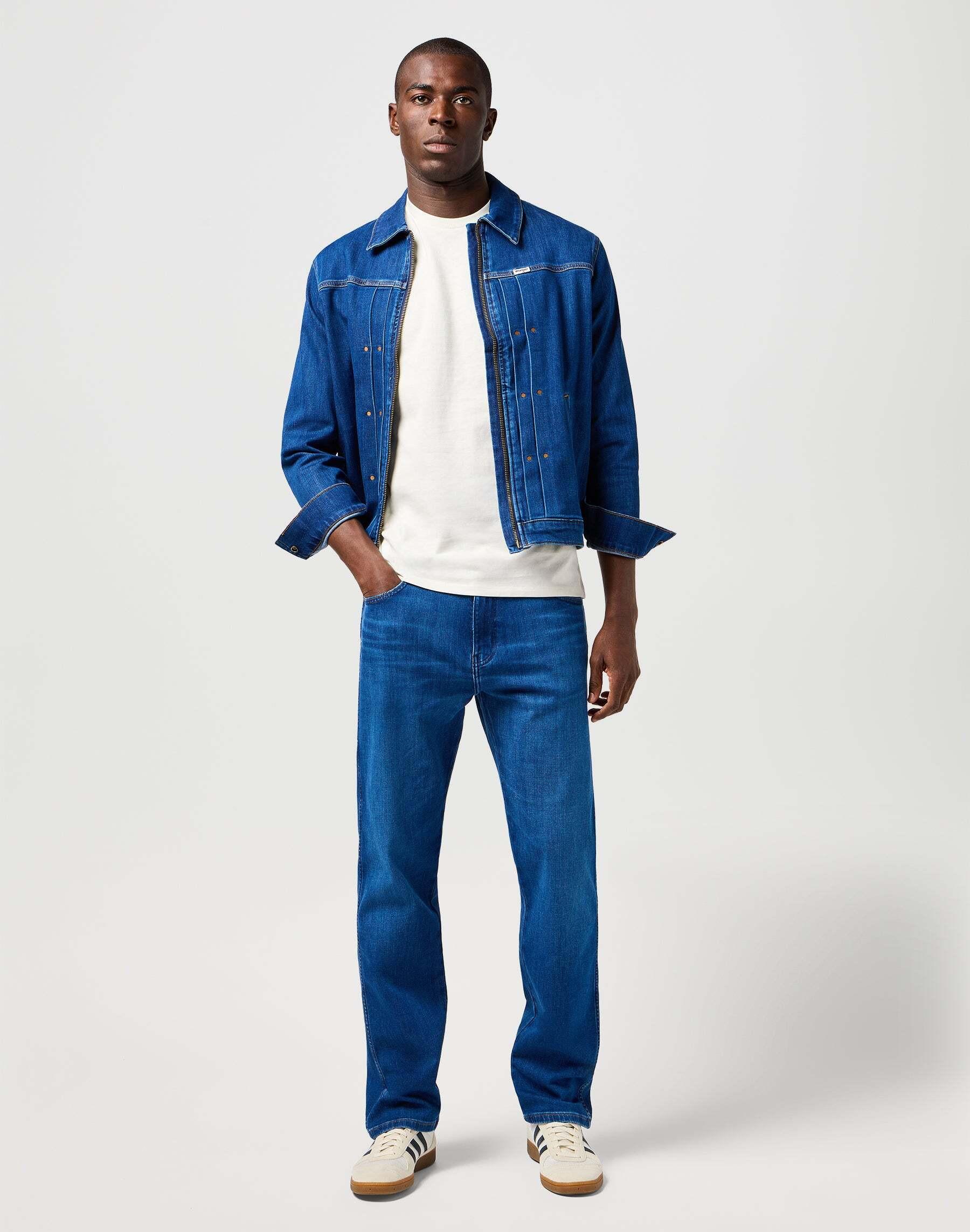 Wrangler Frontier Relaxed Fit Straight Leg Jeans  