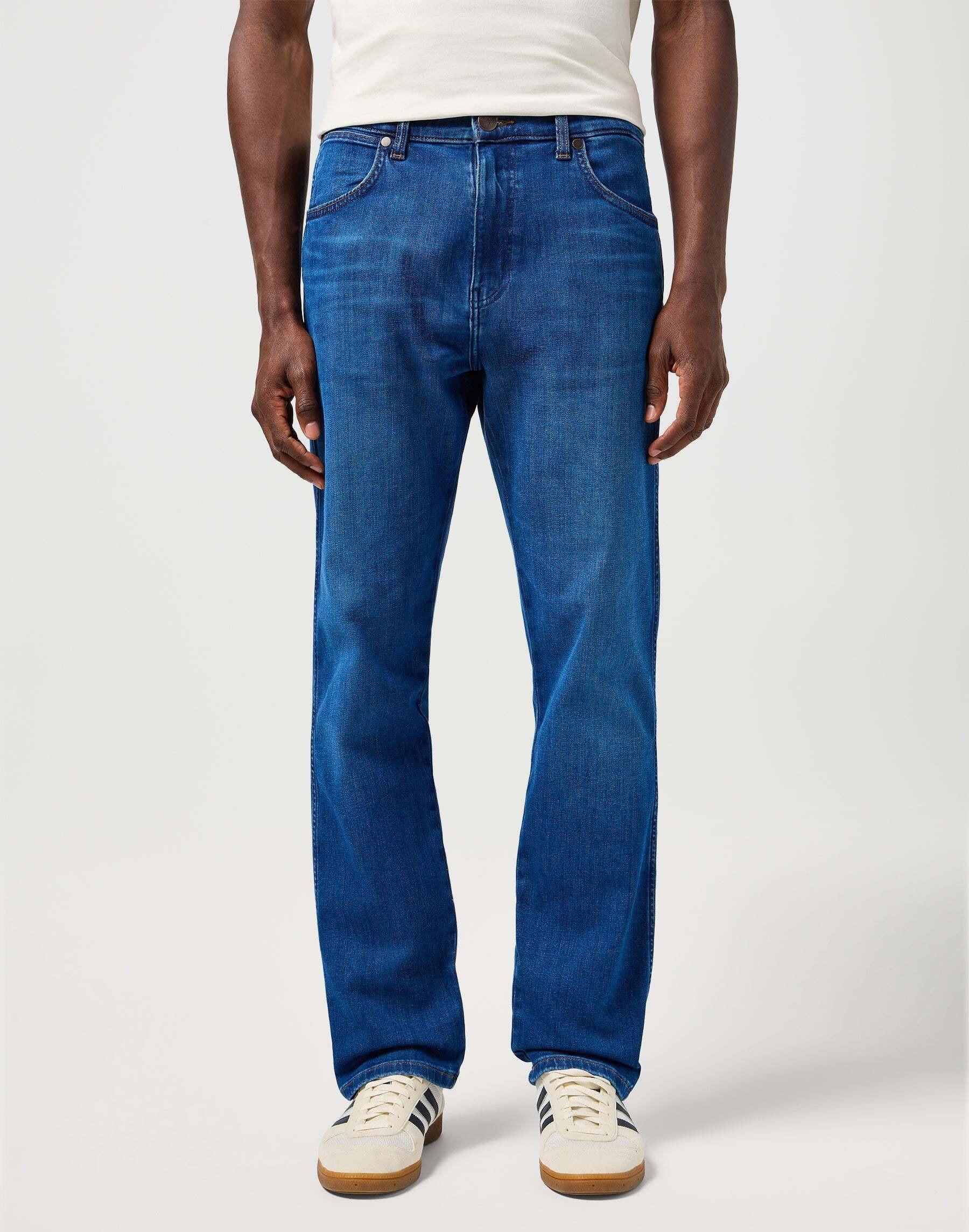 Wrangler Frontier Relaxed Fit Straight Leg Jeans  