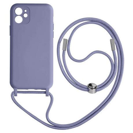 Avizar  Cover con Cordino iPhone 11 Viola 