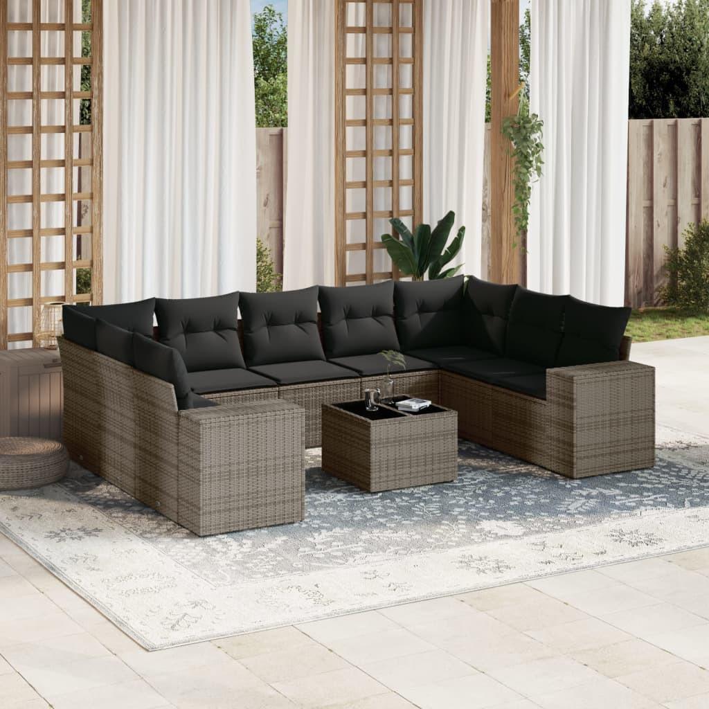 VidaXL Garten sofagarnitur poly-rattan  