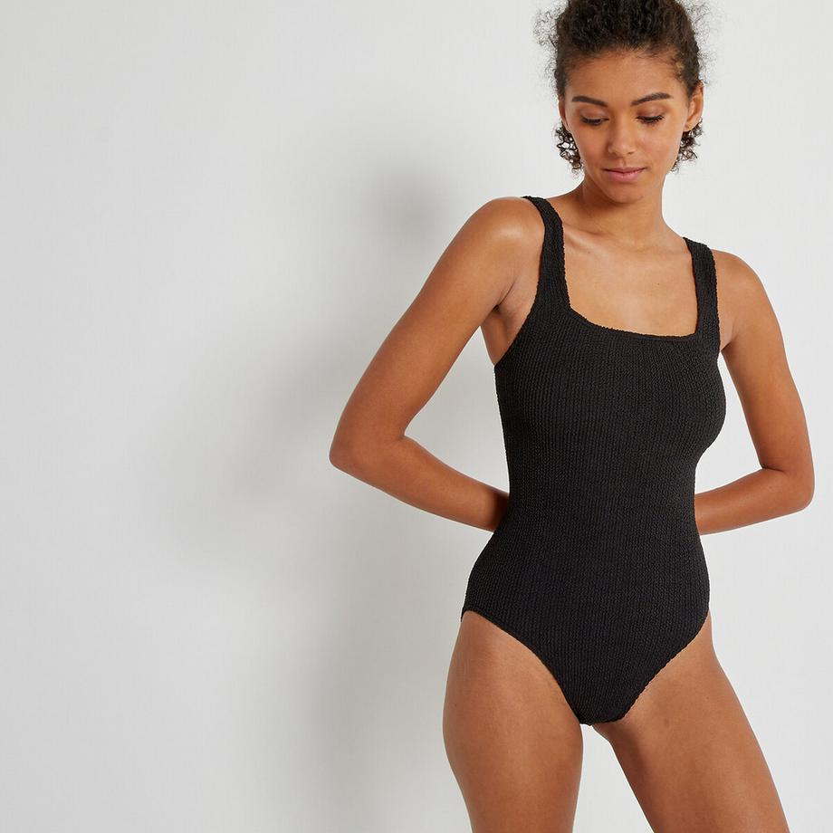 La Redoute Collections Badeanzug mit Ballerina Ausschnitt  