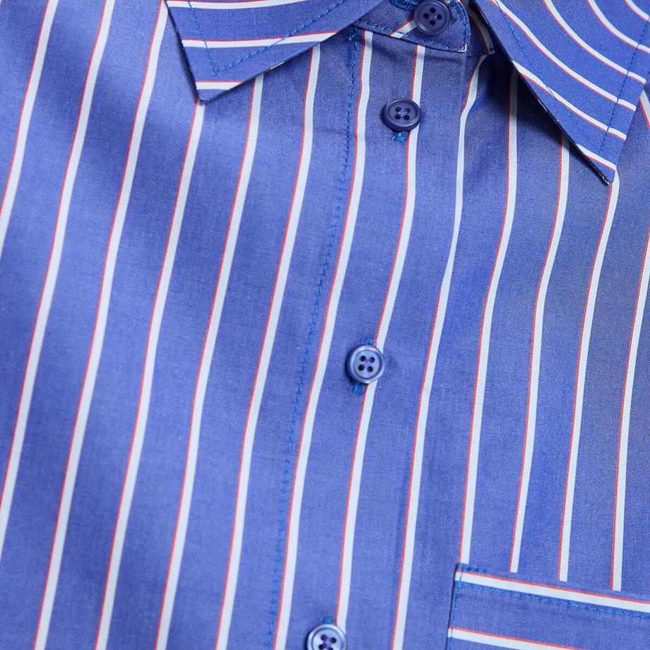 La Redoute Collections Kurzes Gestreiftes Langarmhemd  