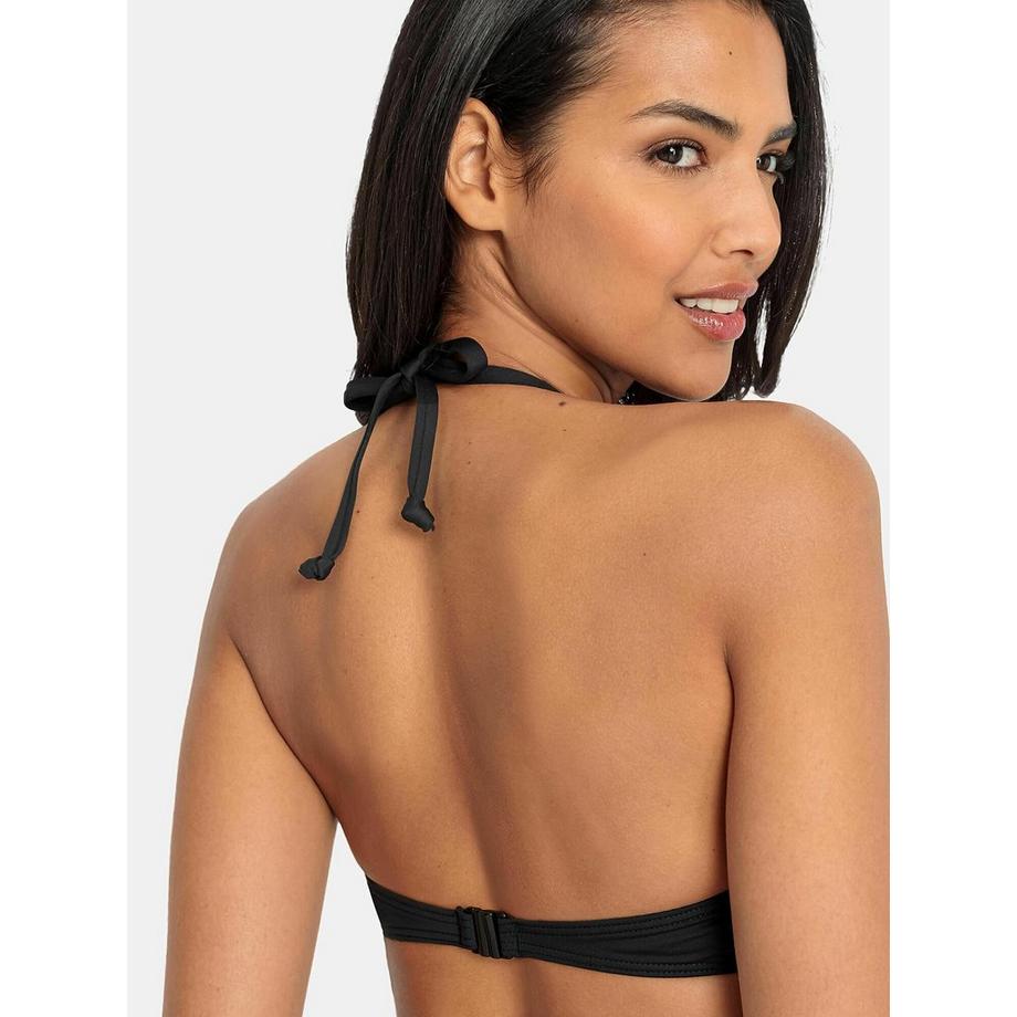 LASCANA Simple Bandeau Halterneck Top Costume da Bagno  
