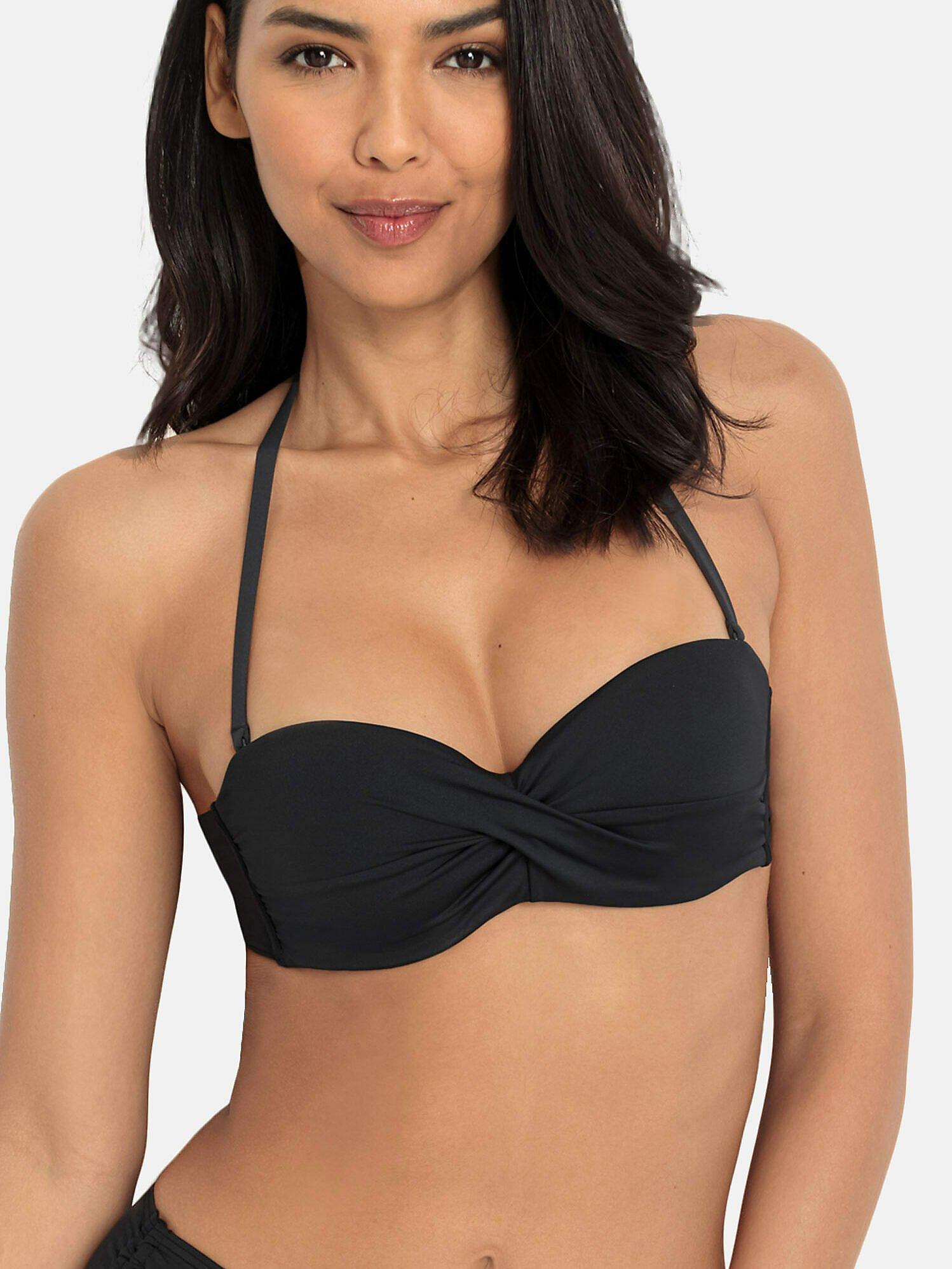 Image of Bandeau-badeanzugoberteil Mit Armatur Simple Damen Schwarz 38