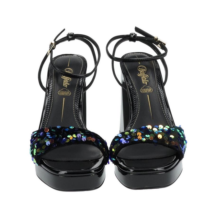 Buffalo Sandales à plateforme avec paillettes  