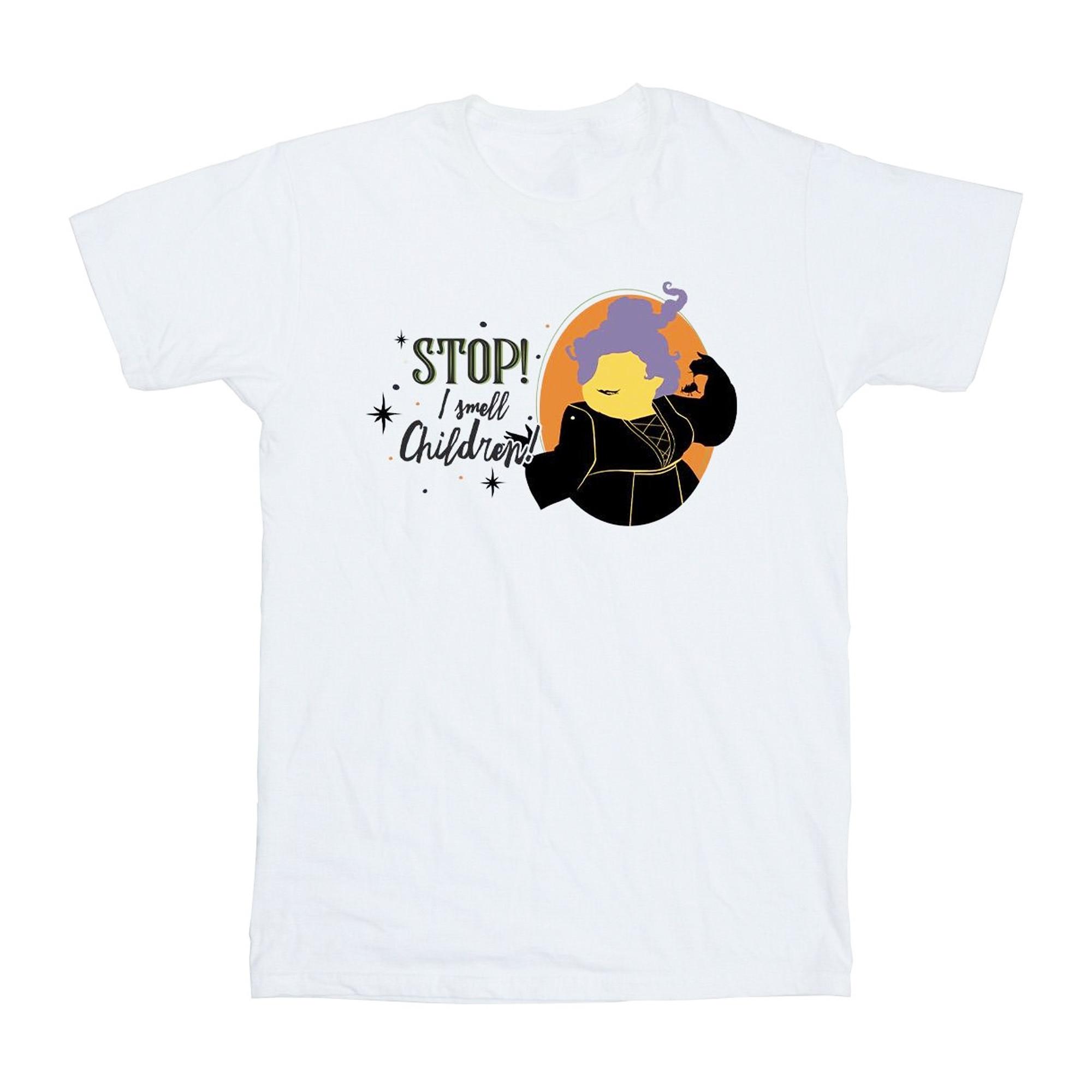 Image of Hocus Pocus Stop Mary Tshirt Unisex Weiss 104