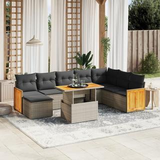 VidaXL Garten sofagarnitur poly-rattan  