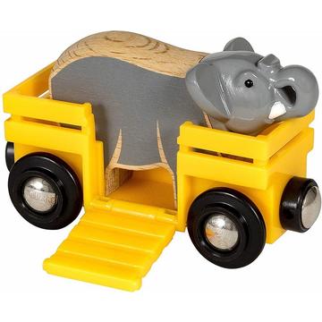 Carro animale con elefante