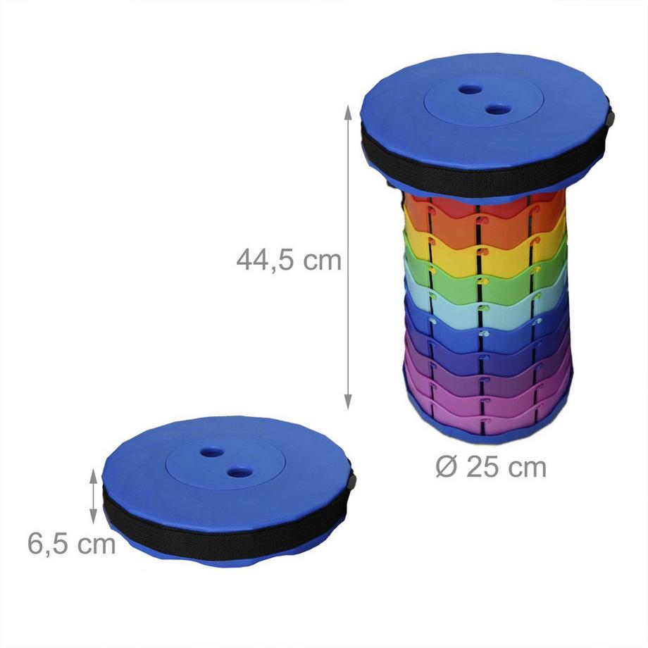 Northix  Teleskop-Campingstuhl 