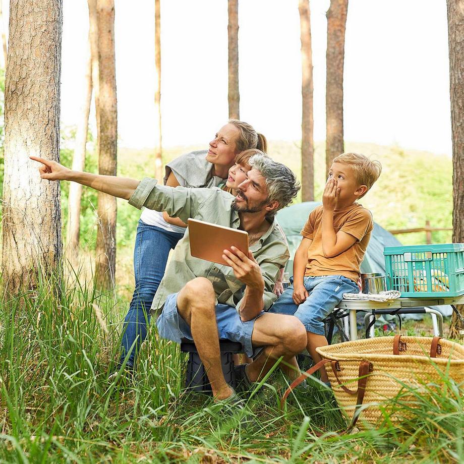 Northix  Teleskop-Campingstuhl 