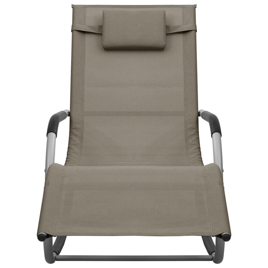 VidaXL Chaise longue tissu  