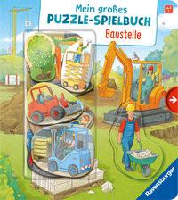 Mein großes Puzzle-Spielbuch: Baustelle Jakobs, Emilie; Richter, Stefan (Illustrationen) Gebundene Ausgabe 