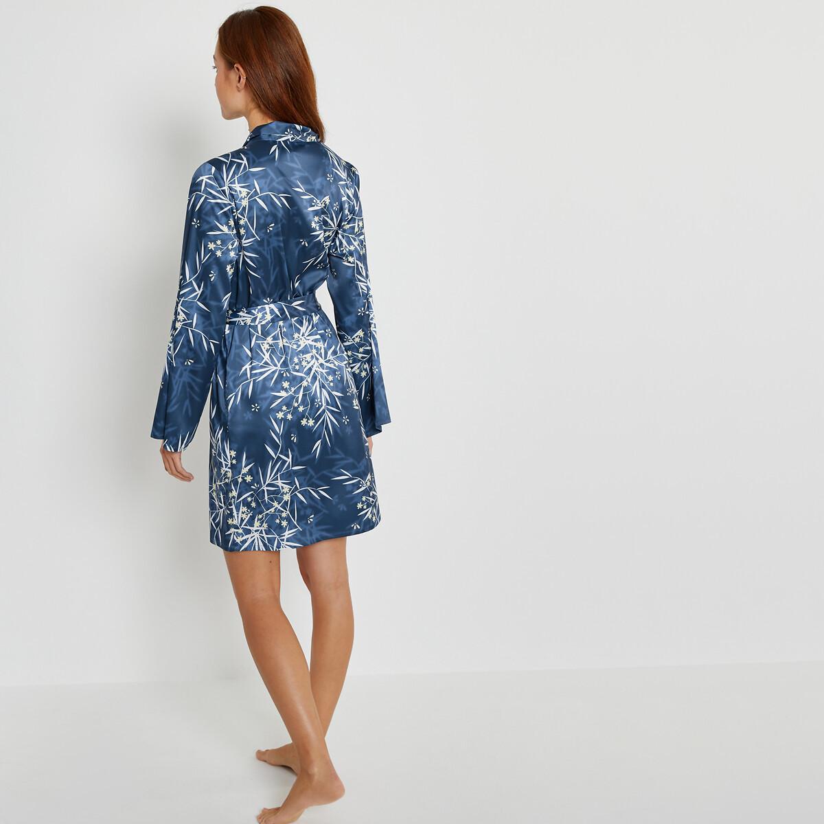 La Redoute Collections  Kimono en satin imprimé floral 