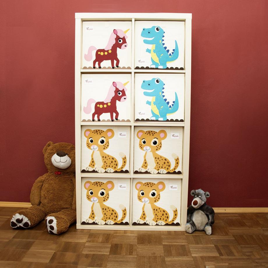 Intirilife Boîte de rangement avec couvercle pour enfants  