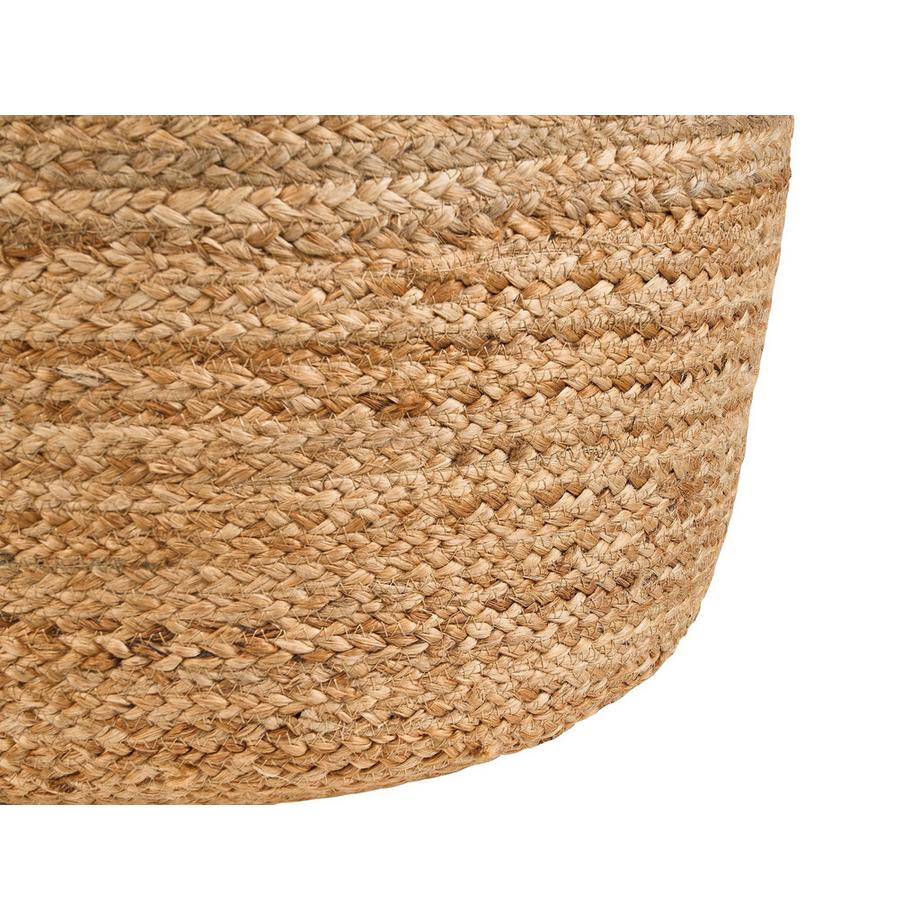 Beliani Pouf aus Jute Mediterran DALAMA  