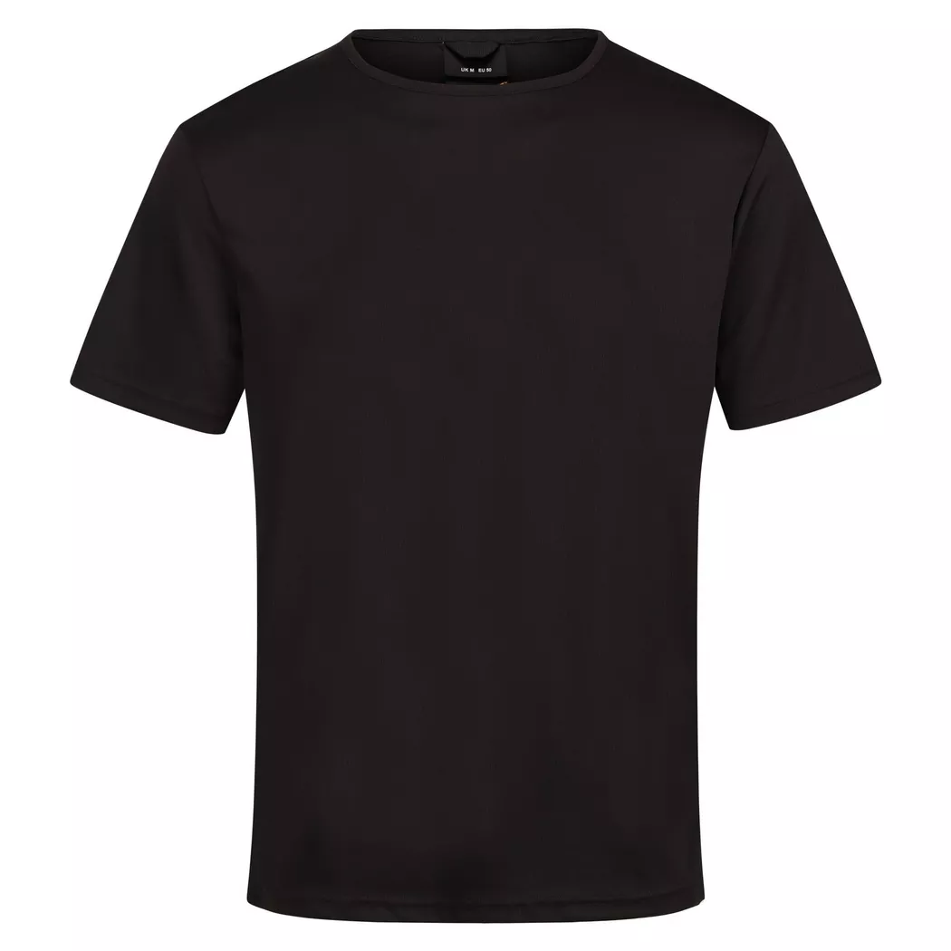 Regatta - Pro TShirt Feuchtigkeitsabweisend, für Herren, Schwarz, Größe S