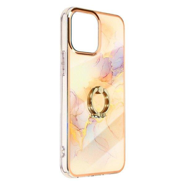 Avizar  Coque anneau iPhone 13 Mini Marbré 