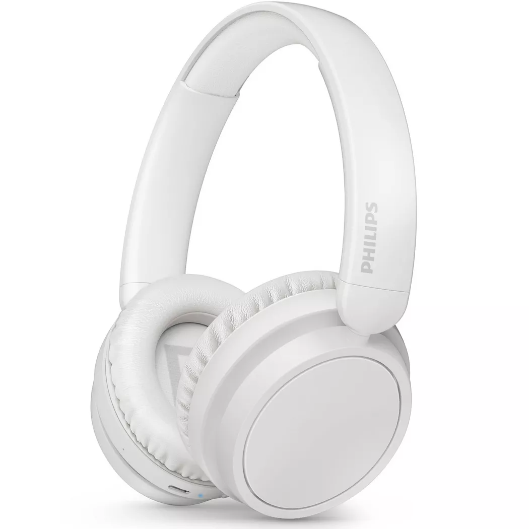 Philips - TAH5209WT Kabelloser Over-Ear-Kopfhörer, überragender Komfort, guter Klang und bis zu 65 Stunden Spielzeit. Weiß., 45mm