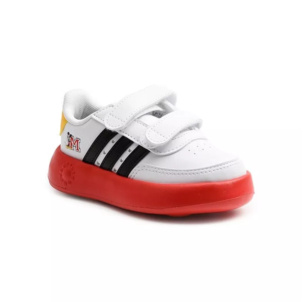 adidas - Breaknet Mickey 2.0, Breaknet Mickey 2.0 Klettverschluss-Sneakers, 22, Weiss
