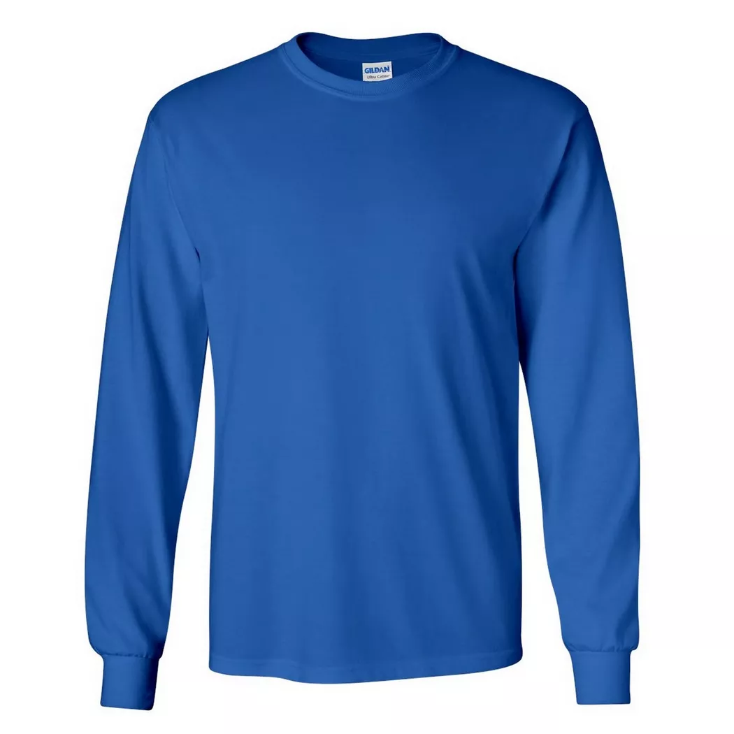 Gildan - Ultra TShirt, langärmlig, für Herren, Königsblau, Größe XXL