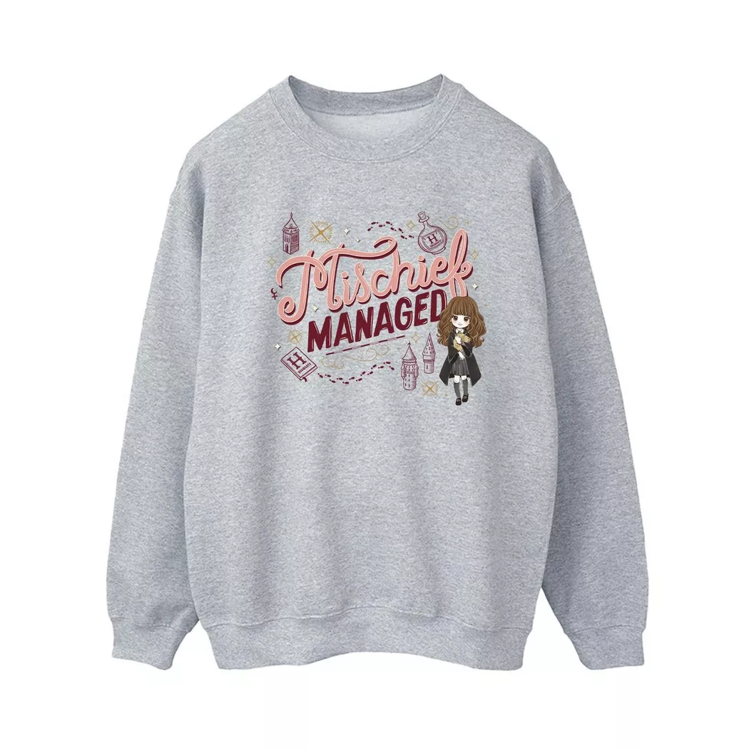 HARRY-POTTER - Mischief Managed Sweatshirt, für Damen, Grau, Größe M