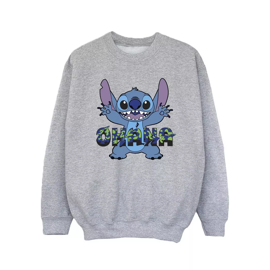 Disney - Ohana Sweatshirt, 128, Grau