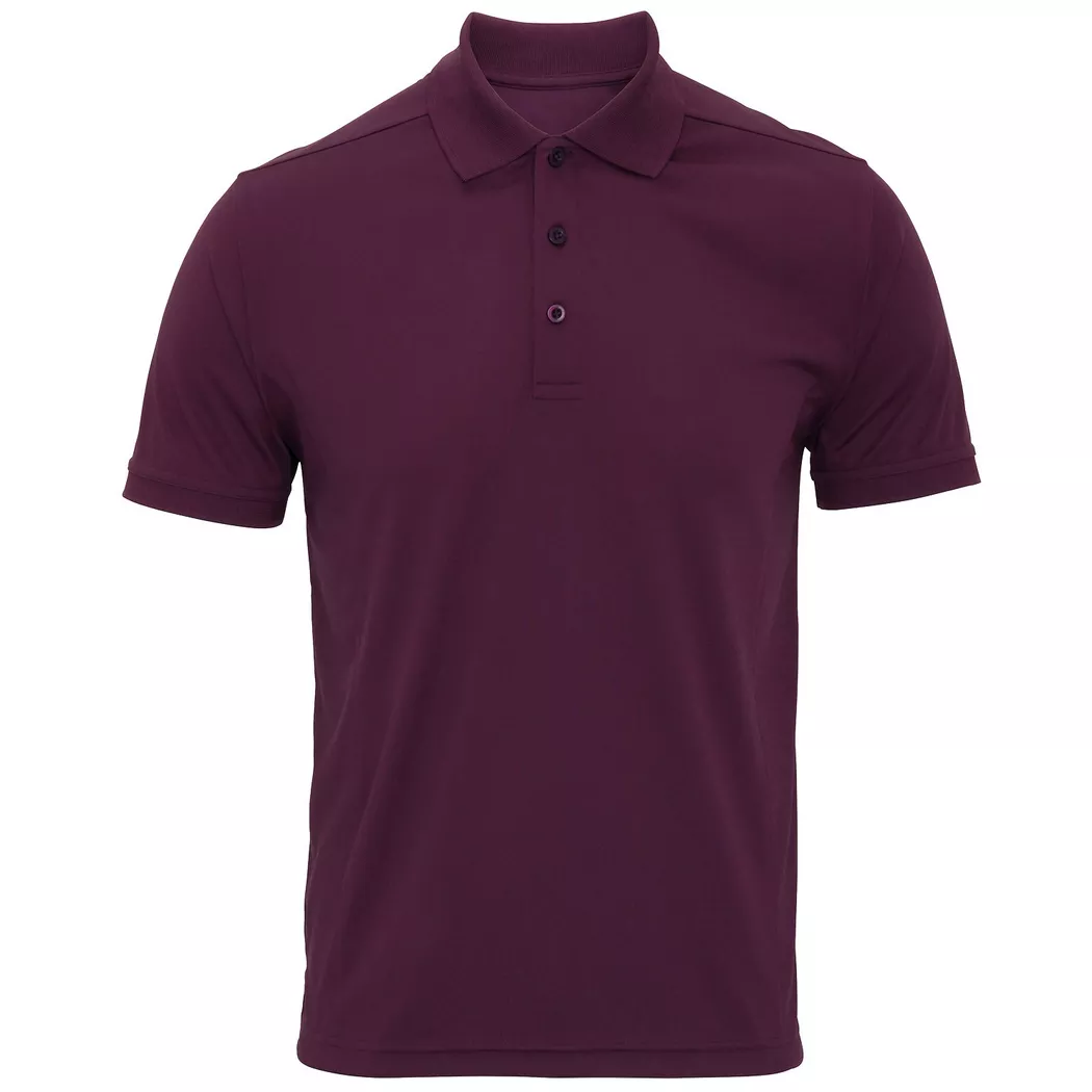 PREMIER - Coolchecker Poloshirt kurzärmlig, für Herren, Lila, Größe 3XL