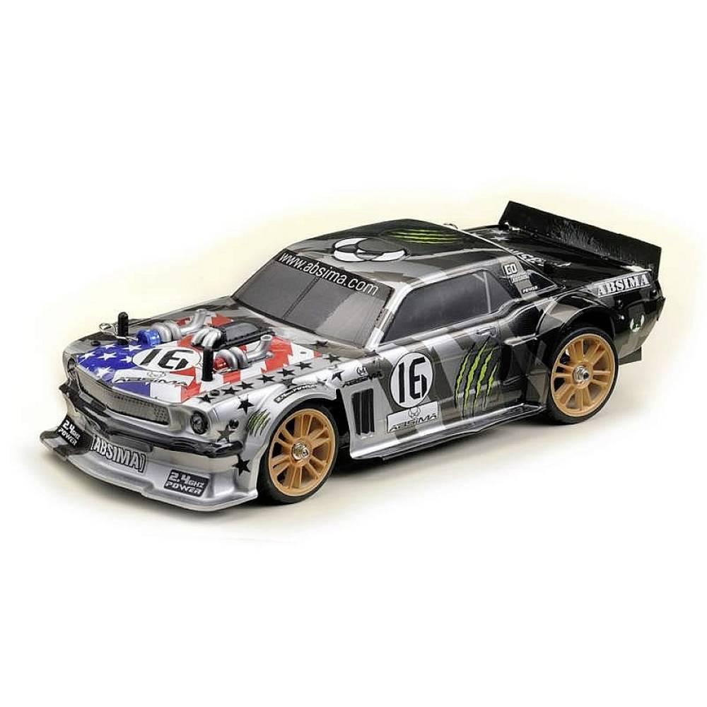 Image of 1:16 Green Power Elektro Modellauto Speed Performance Touring Car FUN MAKER stars'n grey 4WD Multicolor