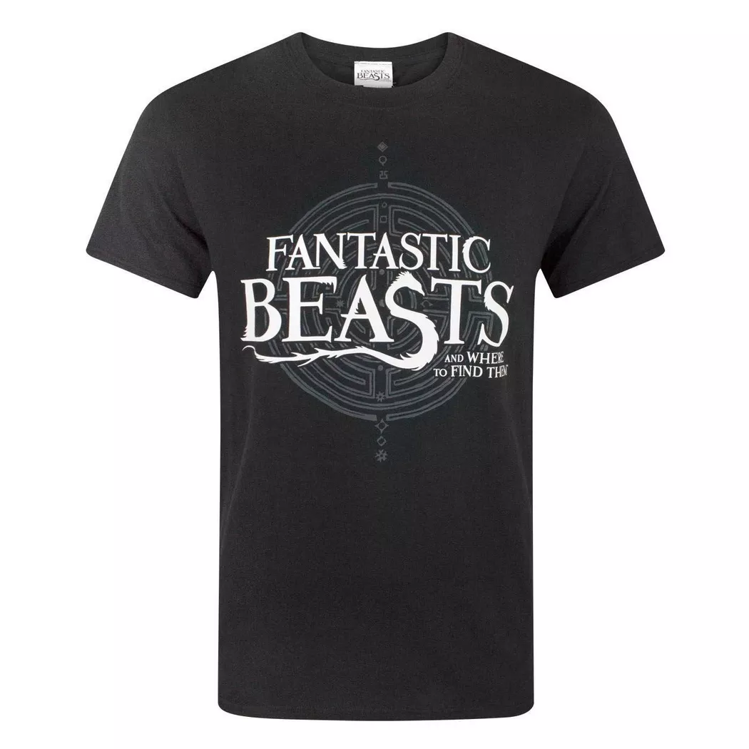 Fantastic Beasts And Where To Find Them - T-Shirt, für Herren, Schwarz, Größe S