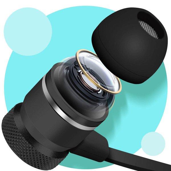 Avizar  Auricolari Bluetooth magnetici – Nero 